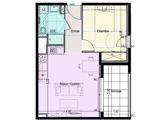 Vente  Appartement F2  de 43 m² à Fréjus 242 000 euros