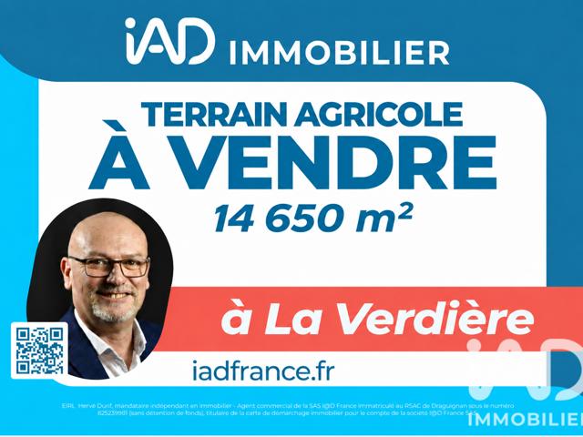 Vente  Terrain de 14650 m² à La Verdière 12 000 euros Réf: SFN-2127015