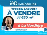 Vente  Terrain de 14650 m² à La Verdière 12 000 euros