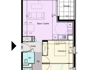 Vente  Appartement T3  de 63 m² à Fréjus 415 000 euros Réf: SFN-2139043-11