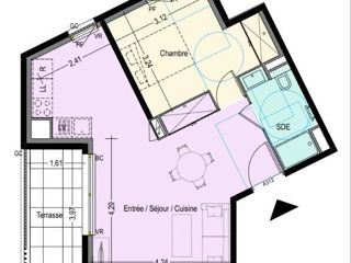 Vente  Appartement T2  de 49 m² à Fréjus 335 000 euros Réf: SFN-2139043-15