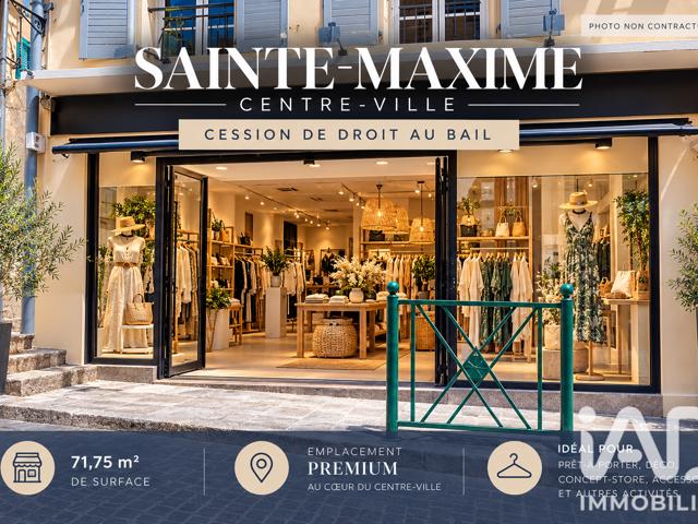 Vente  Local commercial de 71 m² à Sainte Maxime 165 000 euros Réf: SFN-2147739